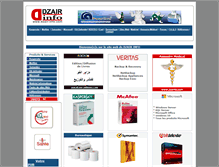 Tablet Screenshot of dzair-info.com