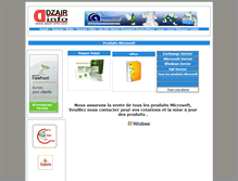 Tablet Screenshot of microsoft.dzair-info.com